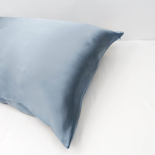 Thickened double-sided silk pillowcase multi-color 22mm heavy mulberry silk high quality invisible zipper foreign trade export