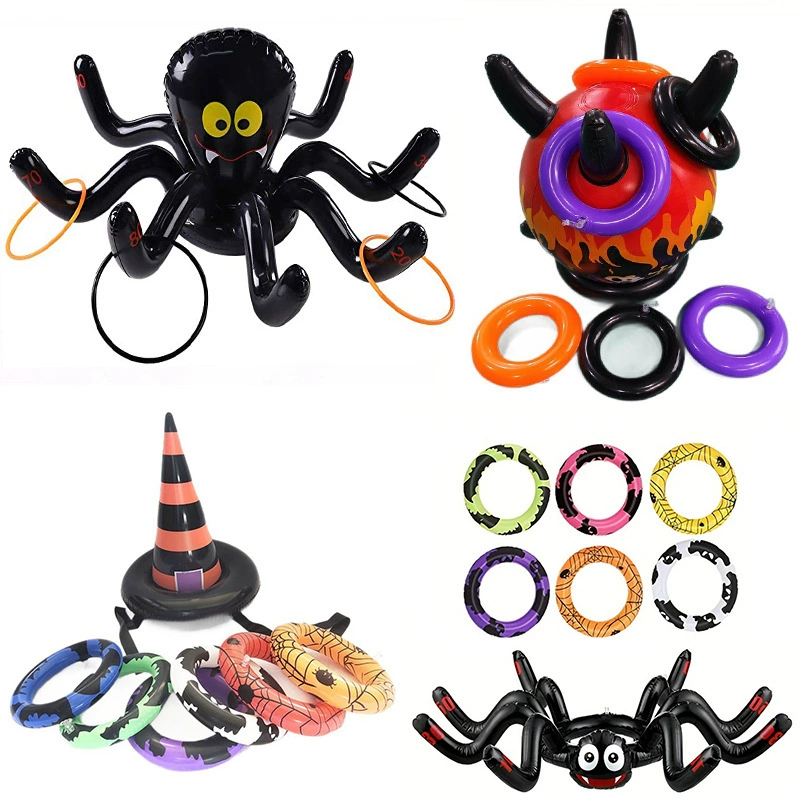 Inflatable toy PVC, rings, octopus, spider, (Cross-border trading)