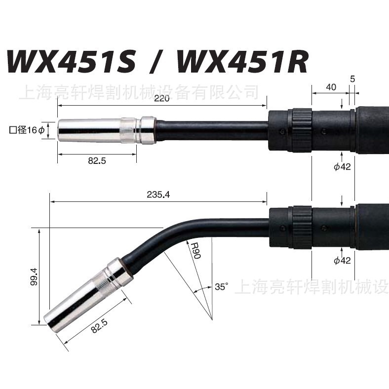 供应 TOKINARC 自动焊枪头 水冷自动焊枪 WX451S/WX451R原装配件