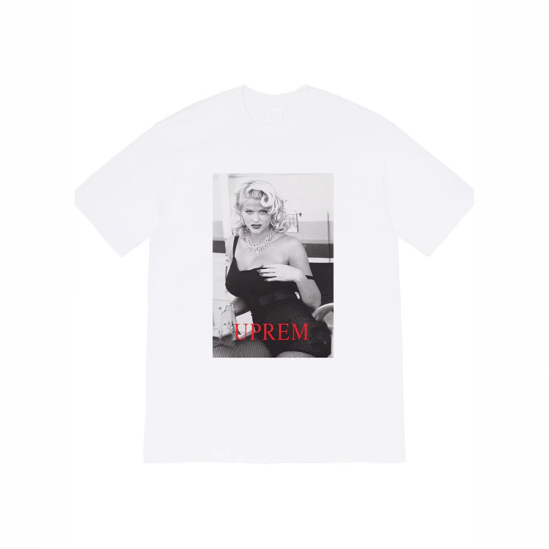 21Ss Anna Nicole Smith Cover Model Anna Nicole Beauty Model Short-Sleeved T-Shirt Pure Cotton Base Tee