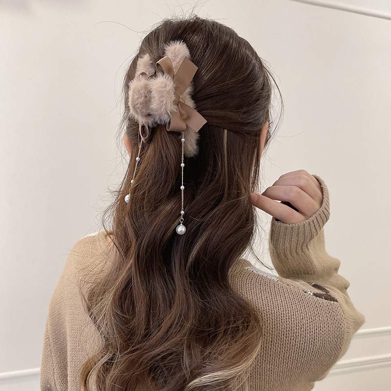 韓国東大門2025年新作ヘアクリップ、女性用ヘアピン、高級感のあるシャーククリップ、ヘアアクセサリー、ヘアピン|undefined