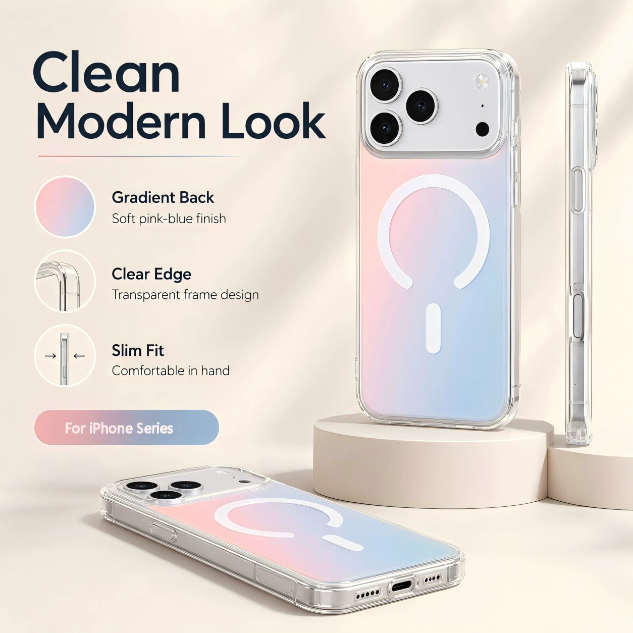 Apple, совместимый чехол для iPhone 17, iPhone17 Pro, матовый чехол, iphone