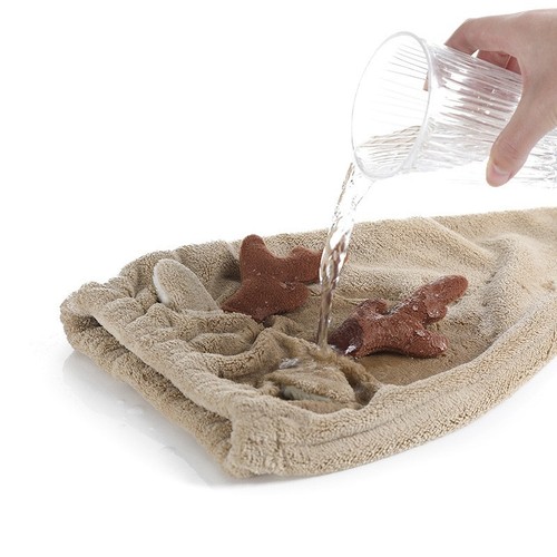 Dry hair hat, bamboo silk coral velvet deer horn dry hair hat, water-absorbent cartoon animal adult bath hat, dry hair hat wholesale