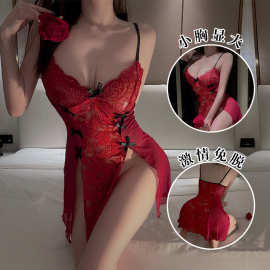 馋奶猫情趣内衣奢华高贵宫廷风欧美跨境凉爽夏家居服性感蕾丝睡裙