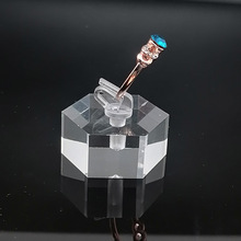 创意时尚新款透明黑色亚克力戒指展示架珠宝首饰收纳拍摄陈列道具