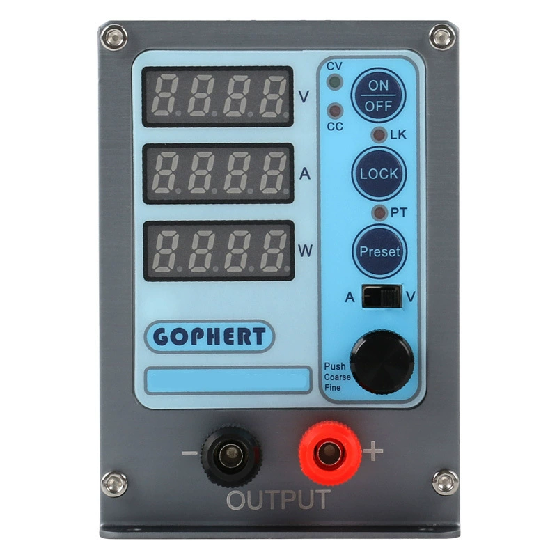 GOPHERT格辉16V10A可调数控直流稳压电源PPS-1610四位机架式固定