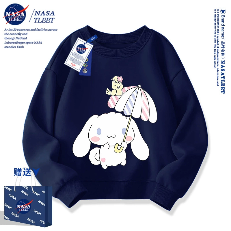 Autumn cartoon cute sweatshirt, oversize
