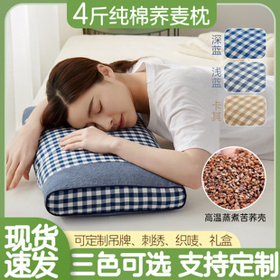 Buckwheat Shell Flower Pillow, Whole Buckwheat Neck Pillow, Adult Student Dormitory Pillow, Bitter Buckwheat Sleep Pillow, Cervical Spine Protection Agent