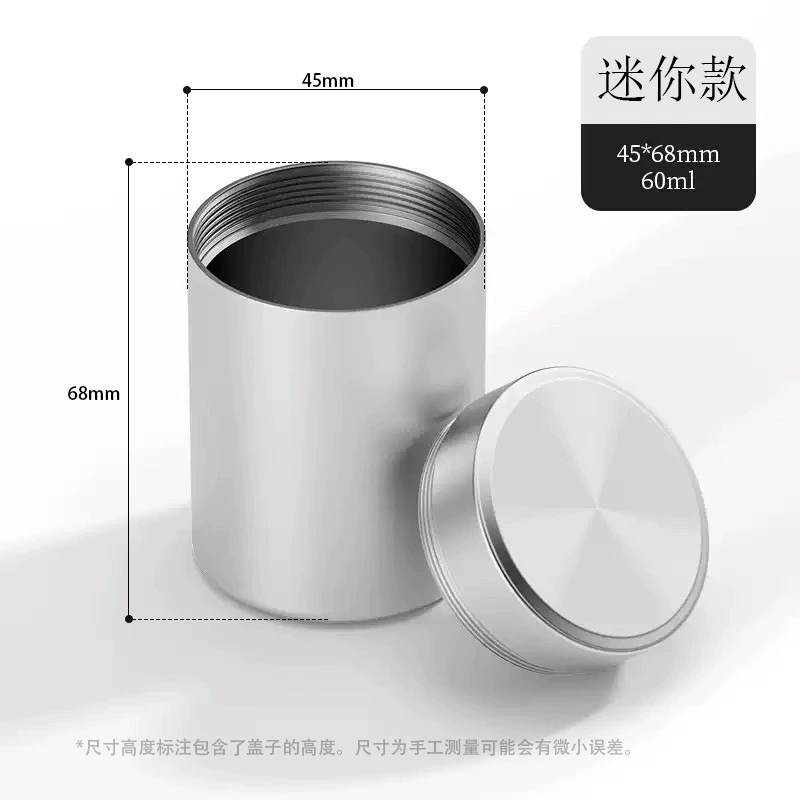 Metal handheld tea for traveling, big small box
