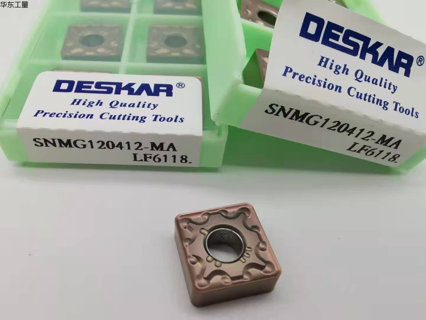 戴斯卡四方不锈钢数控刀片 SNMG120408 SNMG120412-MA LF6118
