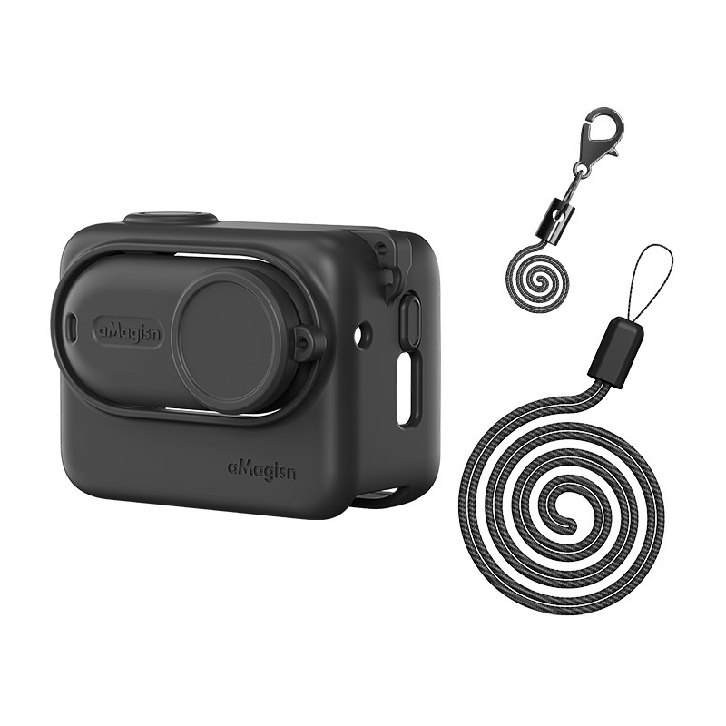 aMagisn阿迈Insta360 GO3S、GO3硅胶保护套影石运动相机防护配件|undefined