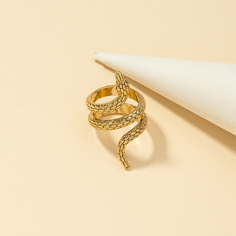 New Retro Snake Ring display picture 5