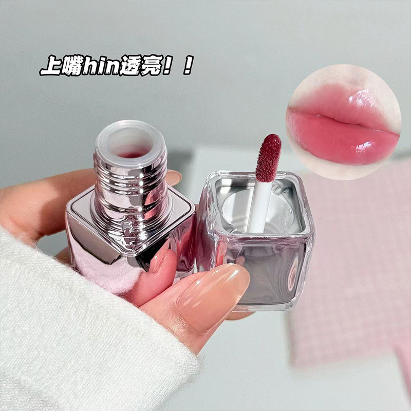 Valor de arte polvo transparente esmalte labial esmalte labial esmaltado de agua espejo pseudo color natural color desnudo blanqueamiento lipstick maquillaje image 4
