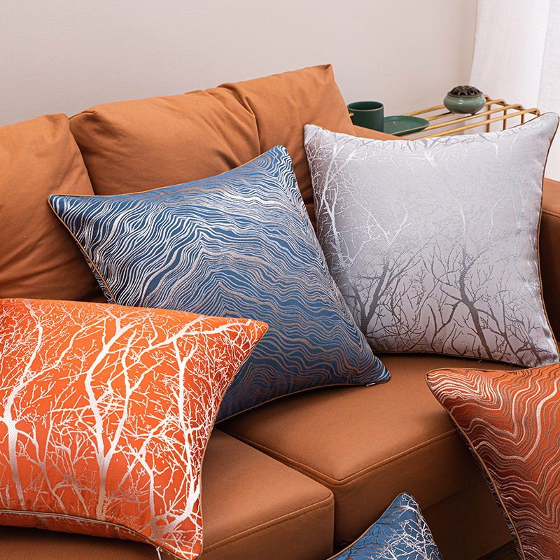 High-End Soft Furnishing Model Room, Accessible Luxury and High-End Pillows, Cushions, Living Room Pillow Cases, Core-Free Sofa Back Pillows