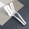 304 Stainless steel Fried steak Clamp Fried fish Omelette food Clamp kitchen thickening Food clip Steamed buns BBQ clip