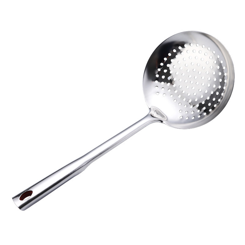 Colador de cocina de acero inoxidable, colador grande de acero inoxidable para el hogar, colador grueso, colador de olla caliente profundo frito, colador sin magnetismo