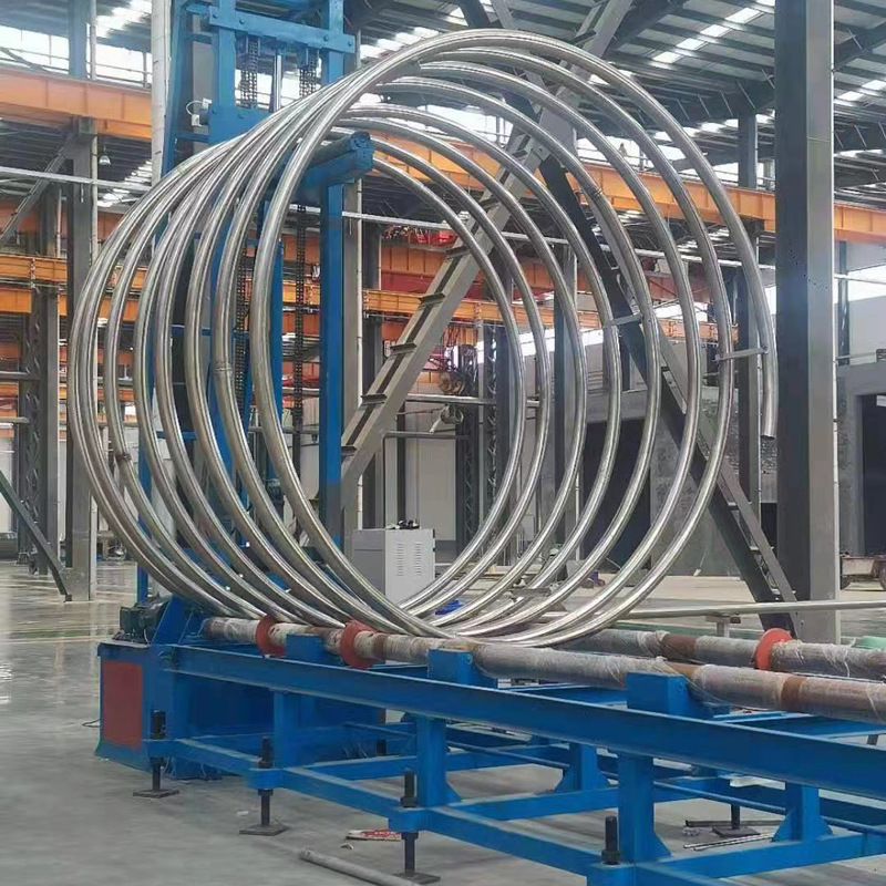 液压型材盘管机 方管圆管盘管机 管材弧形螺旋形弯曲机