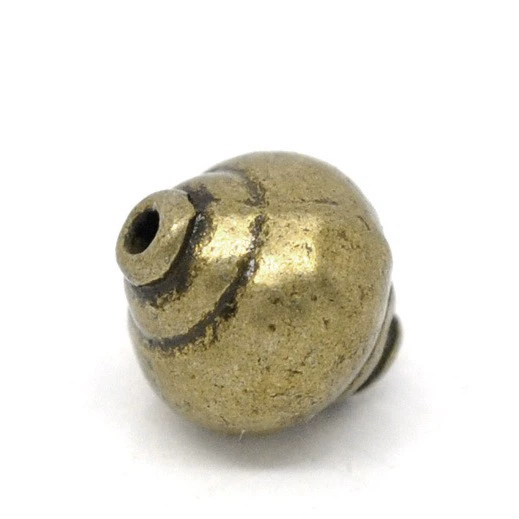 Фабрика непосредственно для древнего бронзового фонаря в форме бусы 8x8mm-50 оптовых винтажных ювелирных аксессуаров