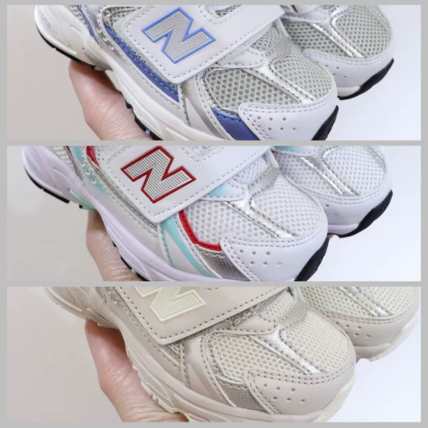 Putian nb530 elastic band retro lightweight mesh sports shoes casual fashion shoes non-slip height-increasing shoes for men, women, and children