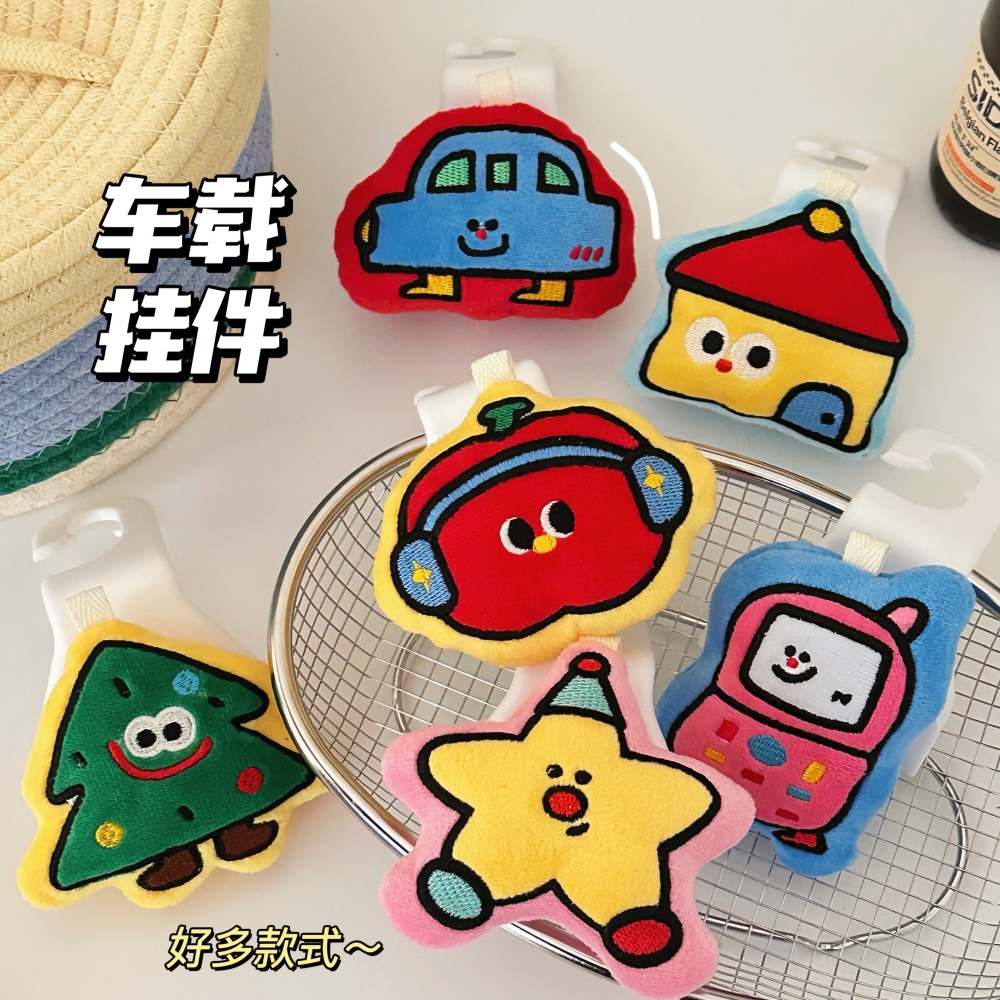 Tengyi original lindo muñeca gancho de coche chica percha decoración interior colgante muñeca gancho creativo al por mayor