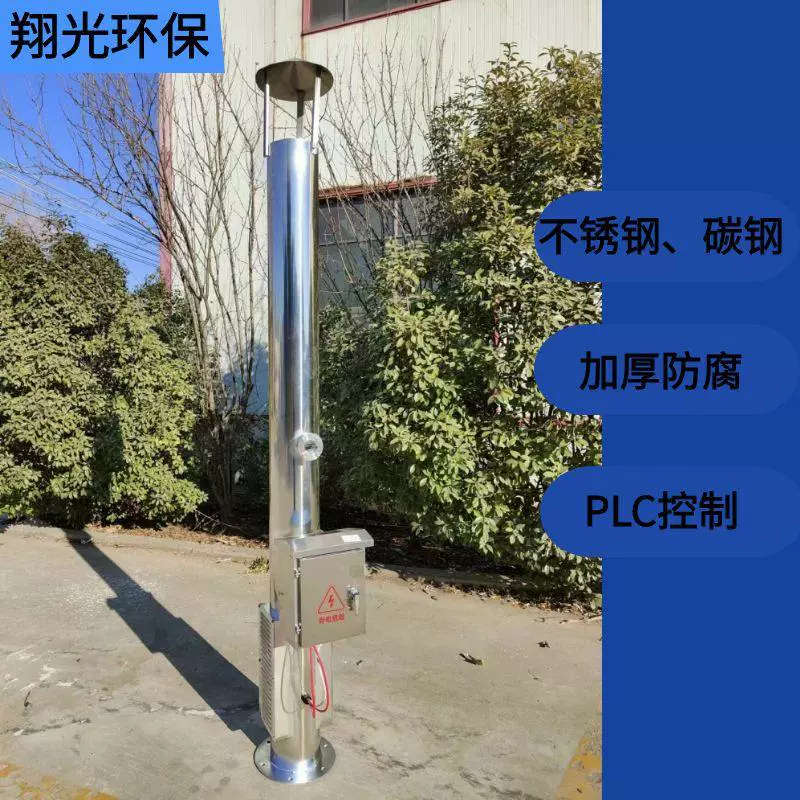 Биогазовый факел Полностью автоматический внутреннего и внешнего сгорания простой факел Оборудование для сжигания биогаза для фермерских сточных водопропускных сооружений