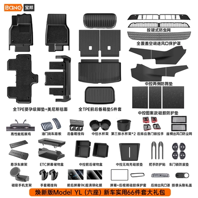 a Full Set of Protective Accessories, Ayaqaltılar (Kovriklər) - new-modelyl-6-seats-new-car-hot-selling-luxury-66-piece-gift-package