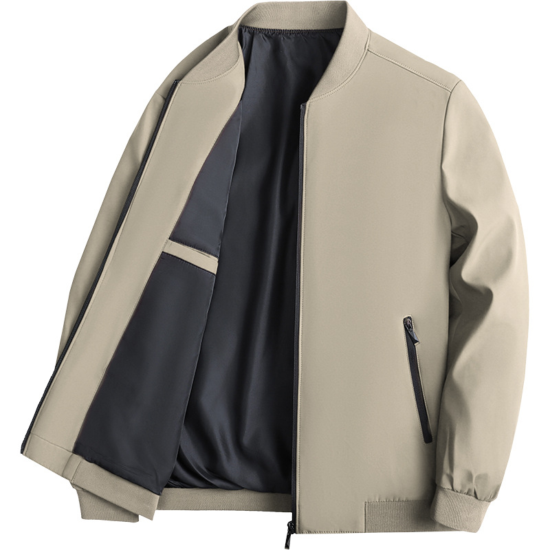 Chaqueta ejecutiva de hombre primavera y otoño nuevo estilo casual de mediana edad, chaqueta de negocios de papá, chaqueta de hombre