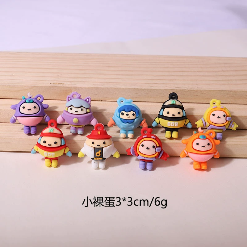 Keychain for students, toy, doll with accessories