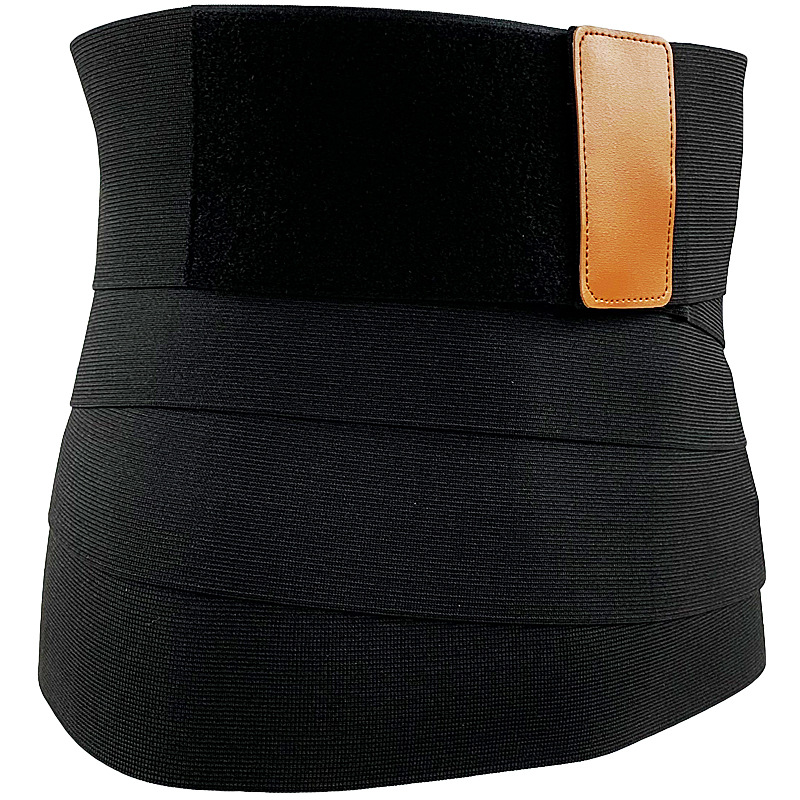 3m/4m/5m束腰带缠绕加压松紧收腹带健身瘦身塑型绑带护腰带跨境品