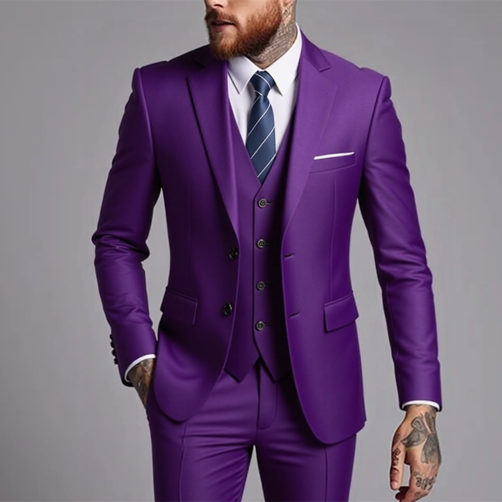 Abito uomo tre pezzi formale per lavoro matrimonio e ufficio_voghion.com