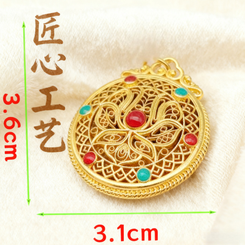 黄铜葫芦招财乌龟好运葫芦日进斗金有福算盘百福缸钥匙扣配件批发|undefined