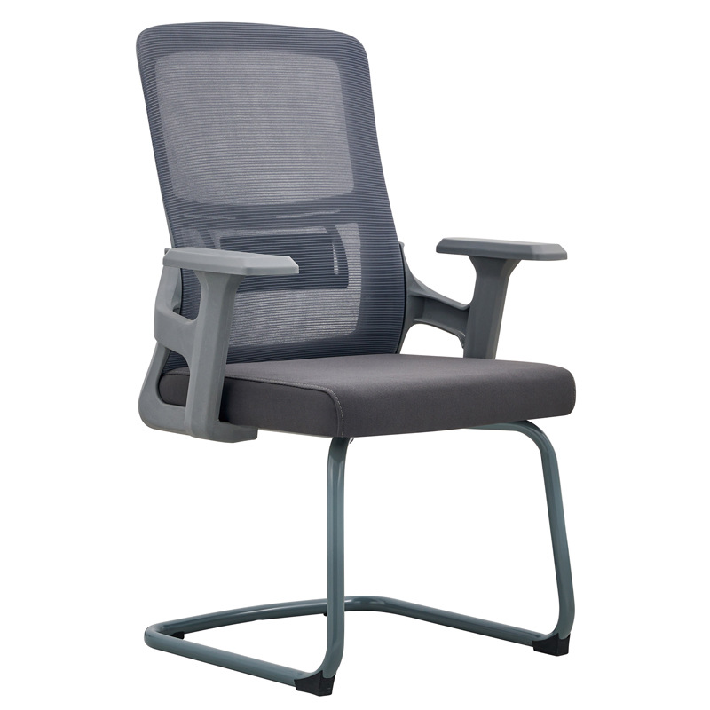 회색 접착제 회색 메쉬 + T 팔걸이 + 활 의자