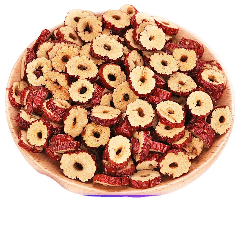 Xinjiang jujube slices, jujube rings, large red dates, red date powder, food ingredients, wholesale, for tea brewing
