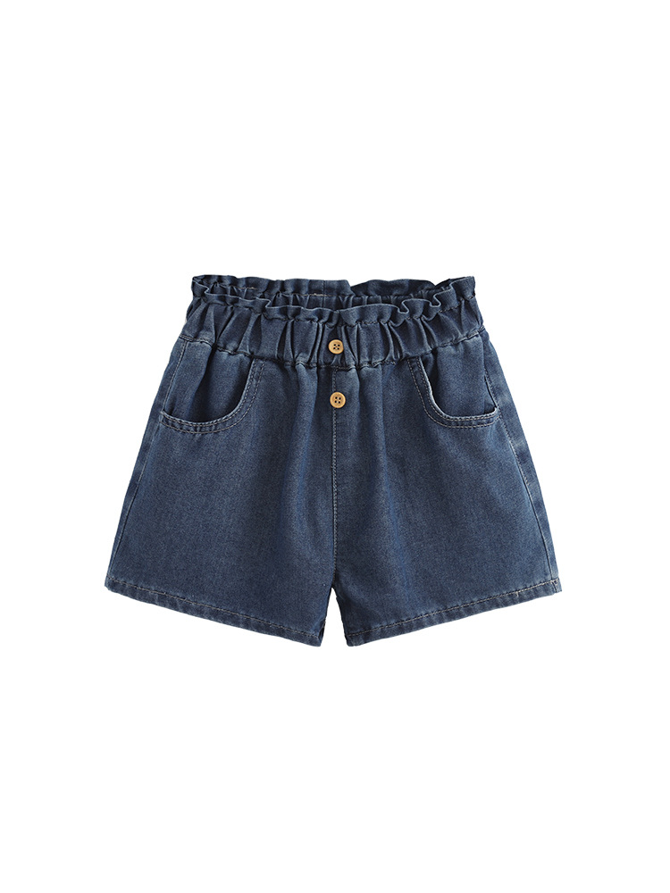 Transfronterizo malwee jeans de niñas, ropa de verano, nuevos pantalones de cintura elástica para niños pequeños de Europa y América. image 5