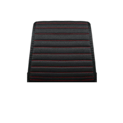Seat cushion, seat cover: Waist Three-Piece Set Multi-Piece Set Main - black-and-red-hat