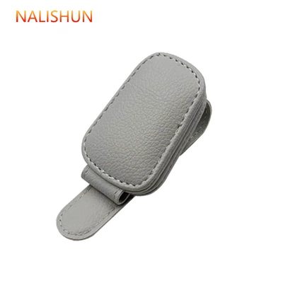 Multifunctional Car Glasses Clip Car Glasses Clip/Bill Clip - magnetic-glasses-clip-gray