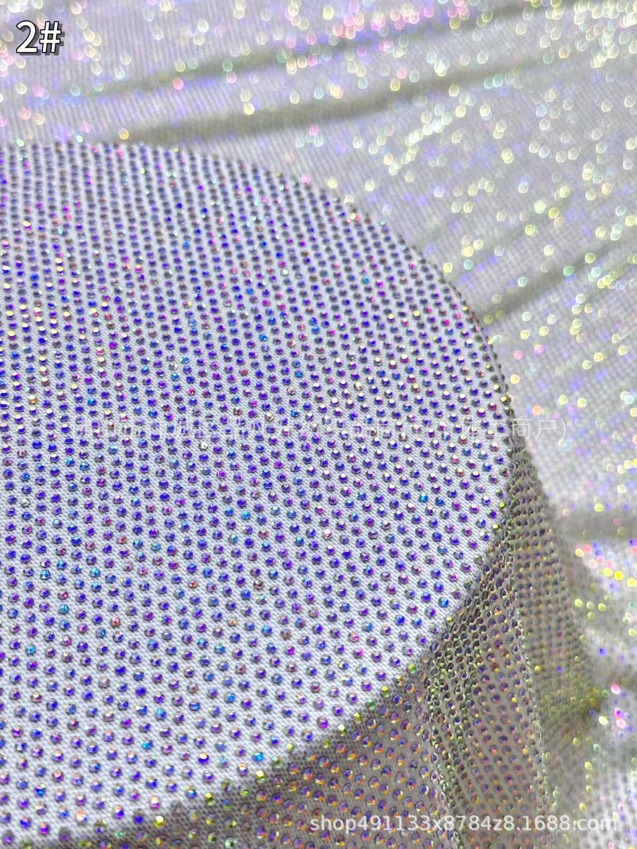 Fabricantes transfronterizos al por mayor de bienes de acero de amoniaca tela de perforación de vidrio de moda vestido de brindis tela de cena