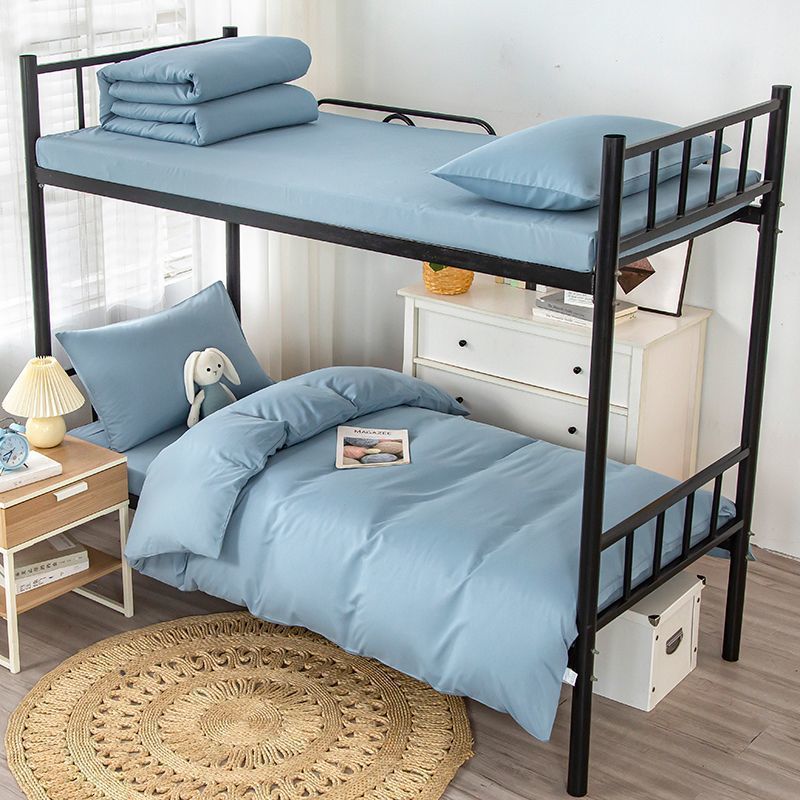 Edredón de color sólido un conjunto de edredón de invierno Core Four Seasons dormitorio de estudiantes universal edredón de algodón de primavera y otoño conjunto de cuatro o seis piezas