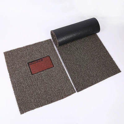 Floor Mat – Universal Foot Pad - beige-brown-18mm-thick-complete-vehicle-set-driver-passenger-rear-row