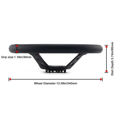 Steering wheel Steering Wheel Pu Carbon Pattern