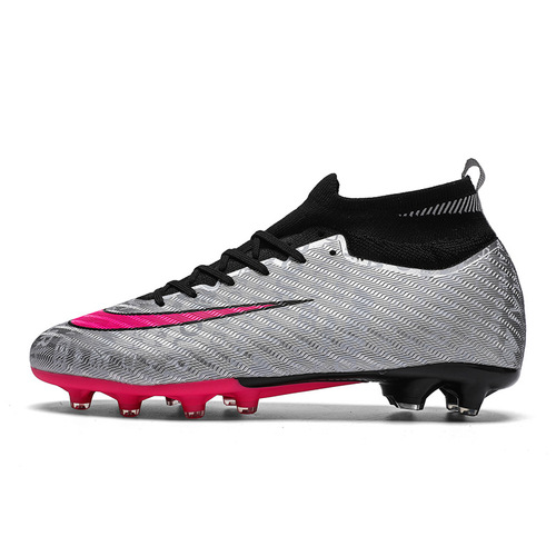 New Football Shoes for Men and Women, Crumb Rubber Training Shoes TF Crumb Rubber AG Long Rubber for Adults, Students, Competition and Training, Children's Sports Shoes