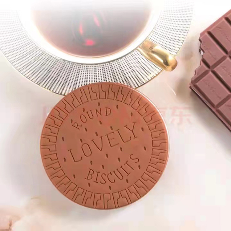 New Cute Creative Portable Thickened Chocolate Biscuits Mini Notepad display picture 1