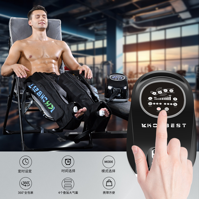 Masajeador de presión de aire de cuatro cavidades, masaje muscular para piernas, fábrica directa