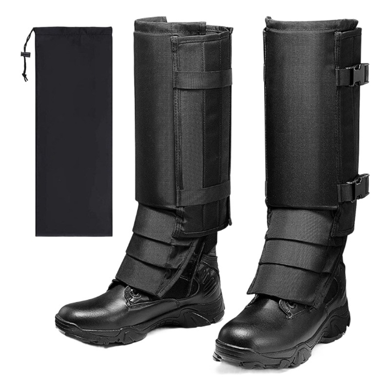 Botas de lluvia con protección contra serpientes e insectos, protectores contra picaduras de serpientes, botas protectoras para caza, polainas antiserpientes para piernas, cubrepiernas impermeables a prueba de insectos.
