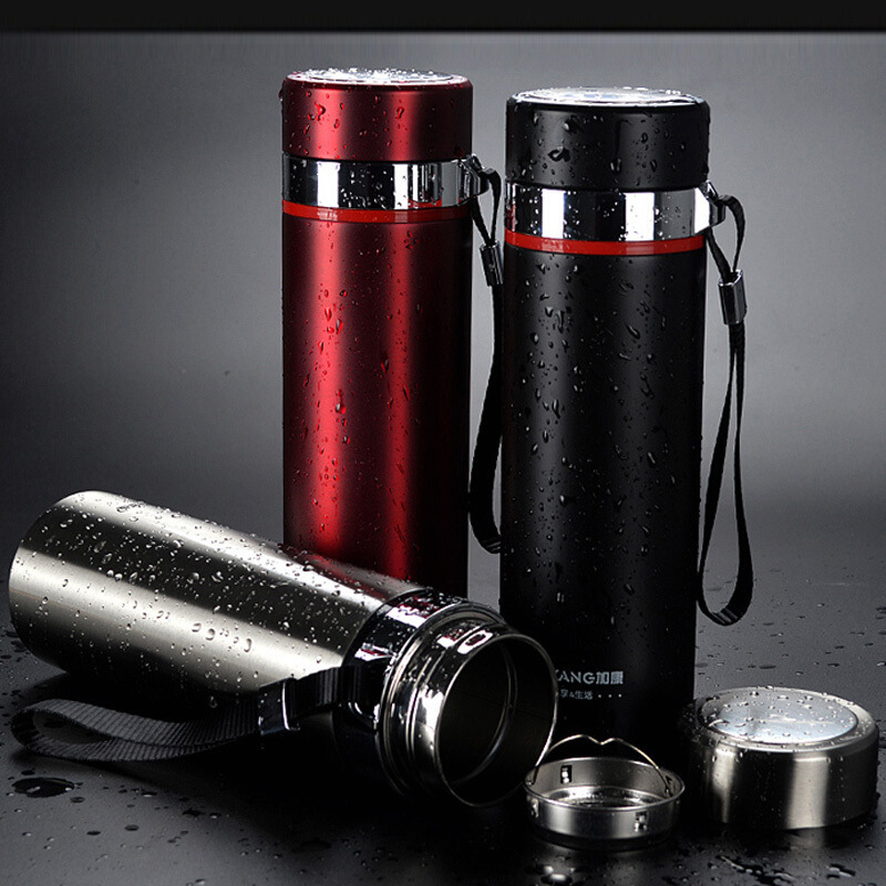 加康新款商务304不锈钢保温杯子水杯定制 时尚广告礼品杯直供批发