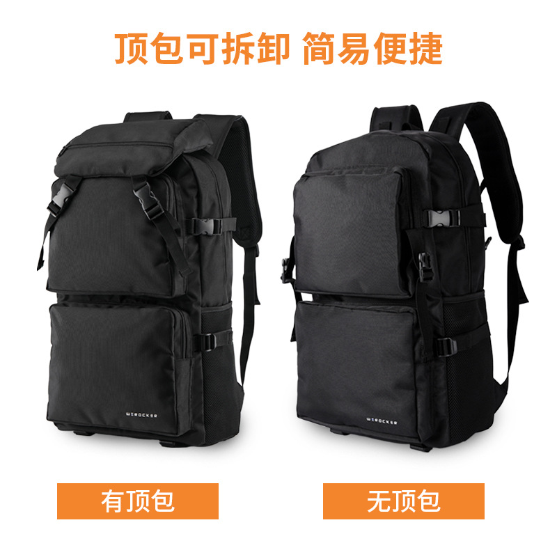 Men's big capacious backpack