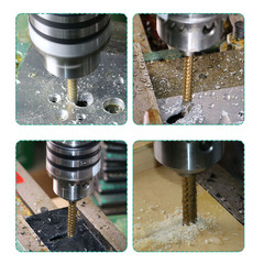 Woodworking sawtooth twist drill bit high-speed steel round handle saw drill set hand electric drill punching groove tool woodworking drill bit