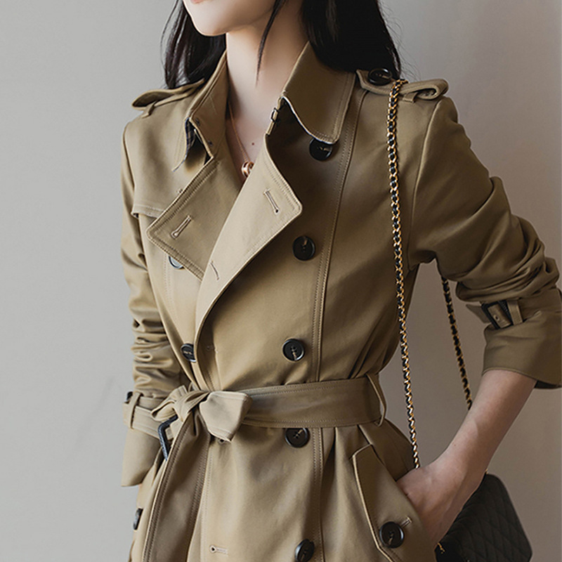 秋冬服の新型韓国版のゆったりしたトレンチコートの女性を前売りします。|undefined