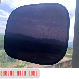 汽车静电吸附网纱遮阳挡防晒隔热遮阳板车用前档静电贴车窗侧窗遮