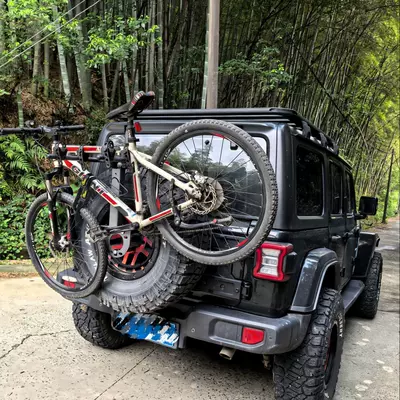Rack Foldableing Spare Tire – Car bike rack